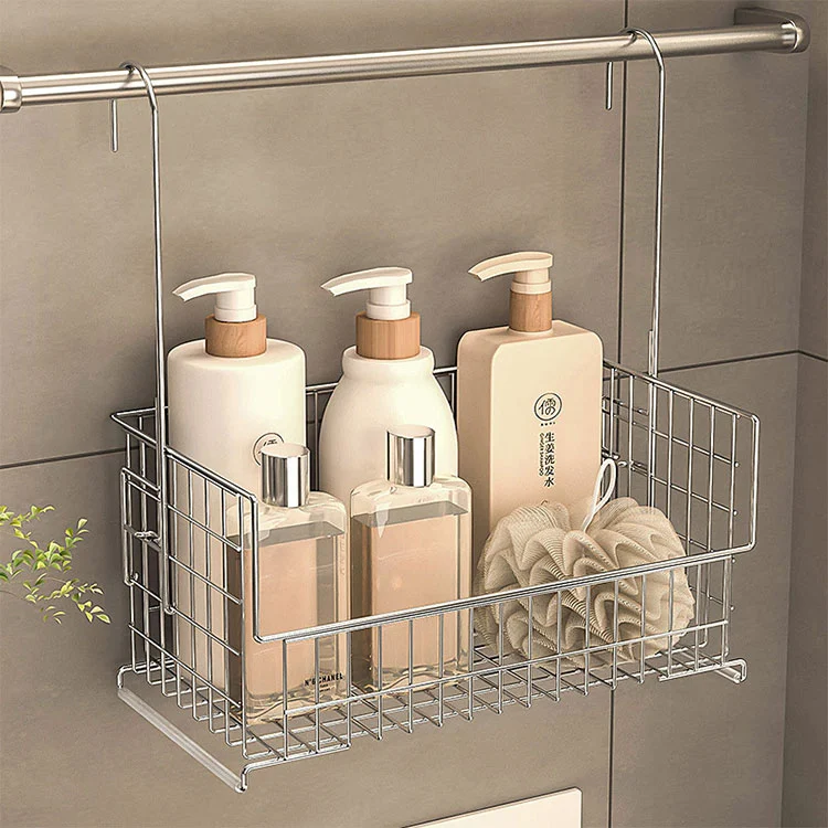 ສະແຕນເລດຕິດຝາ Countertop Rack ການເກັບຮັກສາຈຸດປະສົງສອງຢ່າງ